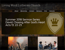 Tablet Screenshot of livingwordmarshall.org